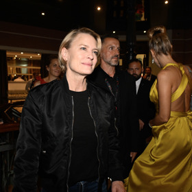 Robin Wright na festivalu v Karlových Varech. 