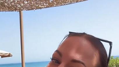 FOTO: Agáta si dopřála vychlazené pivko