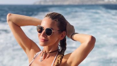 FOTO: Andrea Verešová si u moře užívá.