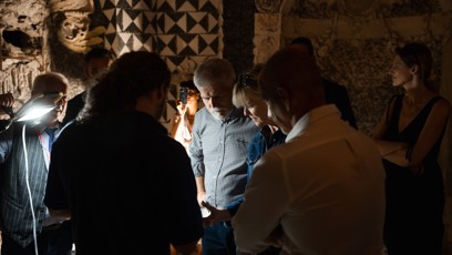 FOTO: Petr Pavel a Eva Pavlová během prohlídky zámku Český Krumlov.