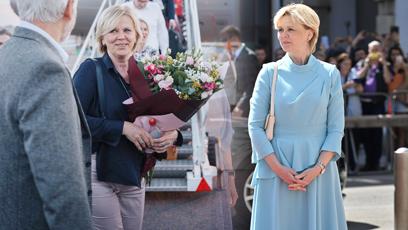 FOTO: Eva Pavlová zvolila pohodlnost a eleganci zároveň.