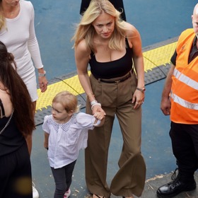 Modelka Renata Langmannová s dcerou šly podpořit Ondřeje Novotného