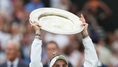 FOTO: Markéta je ve 24 letech vítězkou Wimbledonu