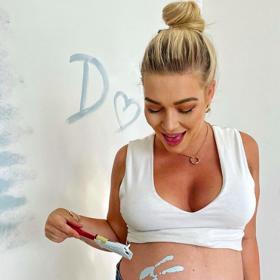 Dominika si zařizování pokojíčku pro prvorozeného synka užila