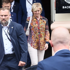 Prezidentský pár dorazil na KVIFF. 