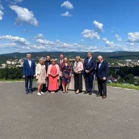 První dáma Eva Pavlová navštívila Jablonec nad Nisou bez manžela.