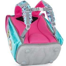 Pevné dno s nožičkami, ergonomicky tvarované partie zad a nastavitelné popruhy s prsním pásem. Oxybag, set s vakem na obuv a penálem, 1 959 Kč