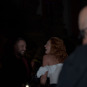 Denisa Nesvačilová se skvěle bavila.