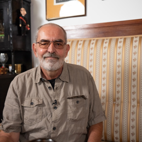 Básník a překladatel Ivo Šmoldas byl dalším hostem talk show Miluše Bittnerové Na kafeečko.