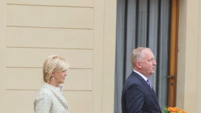 FOTO: Eva Pavlová rozzářila Hrad i v pochmurném počasí.