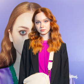 Herečka Viktorie Vítová na premiéře #annaismissing