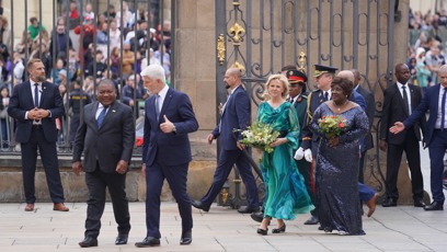 FOTO: Petr Pavel a prezident Mosambiku Filipe Jacinta Nyusi.