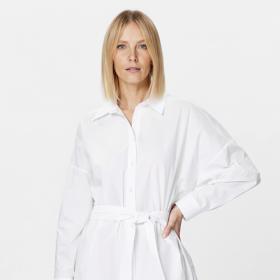 Košilové šaty s vázačkou. Sisley, 1 190 Kč