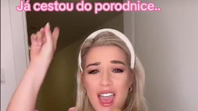 FOTO: Dominika Myslivcová se chystá do porodnice.