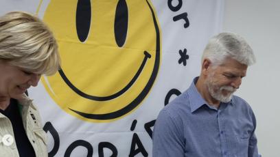 FOTO: Petr Pavel se svou manželkou Evou.