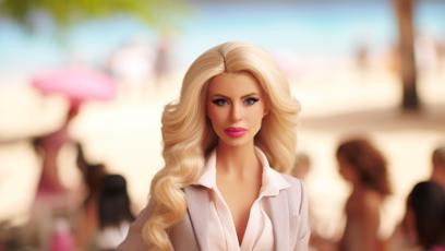 FOTO: Lela Ceterová jako Barbie panenka.