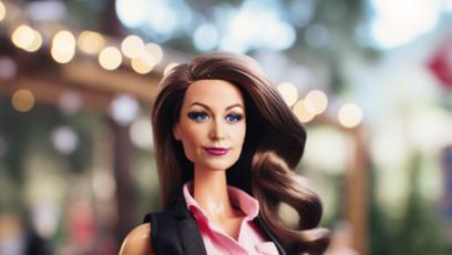 FOTO: Agáta Hanychová jako Barbie.