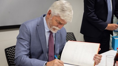 FOTO: Prezident republiky Petr Pavel společně s manželkou Evou navštívil Jihomoravský kraj.