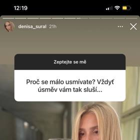 Denisa Šuralová se moc nesměje.