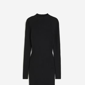 Úpletové midi šaty, H&M, 799 Kč.