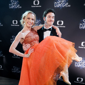 Marek Adamczyk a Lenka Nora Návorková si prý sedli na tanečním parketu velmi přirozeně.