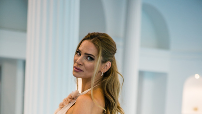 FOTO: Andrea Verešová jako antická bohyně v nových římských lázních na Slovensku.