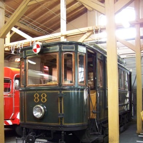 Elektrická tramvaj číslo 88 (Praha, 1900). Výroba Righoffer a Křižík. 