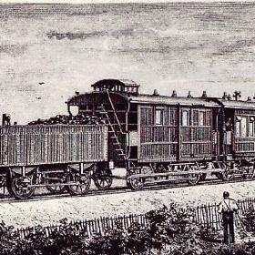 Takto vypadal úplně první Orient Expres z roku 1883.