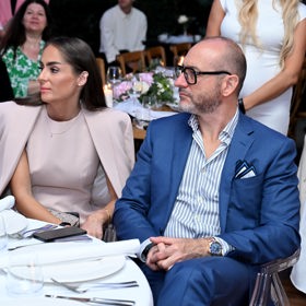 Týnuš Třešničková s partnerem, Italem Davidem Nebbiou.