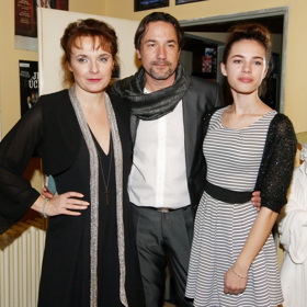 Barbora Munzarová s manželem Martinem Trnavským a dcerou Annou Dvořákovou.