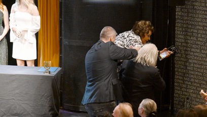 FOTO: Zpět z jeviště už dávala pozor.