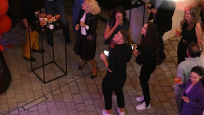 FOTO: Agáta Hanychová na party L´Osteria.