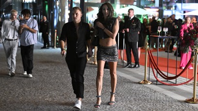 FOTO: Agáta a její manažer.