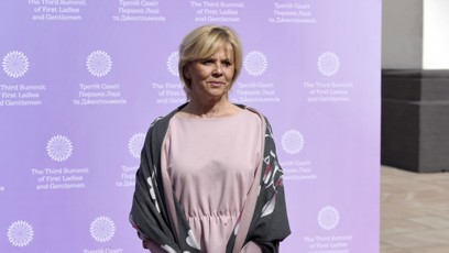 FOTO: Eva Pavlová na summitu na Ukrajině.