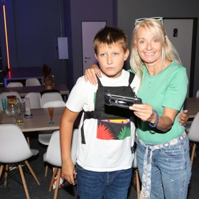 Herečka Veronika Žilková oslavila dvanácté narozeniny vnuka Kryšpína na únikové hře.