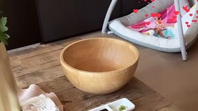 FOTO: Agáta a její talíř.