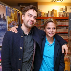 Ondřej Rychlý se svým nejmladším bratrem Petrem Rychlým mladším.