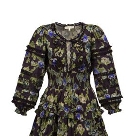 Boho šaty jsou ztělesněním stylu cottagecore. (Love Shack Fancy, 9 490 Kč)