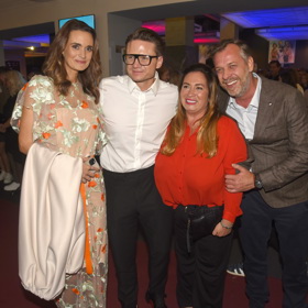 Rodina Brzobohatých téměř celá pohromadě. Hana Gregorová se s dětmi na akci nefotila. 