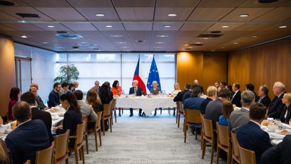 FOTO: Setkání prezidenta republiky s českými europoslanci.