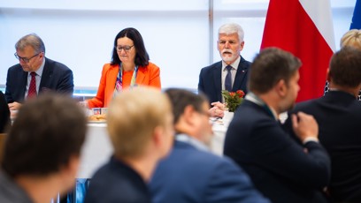 FOTO: Setkání prezidenta republiky s českými europoslanci.