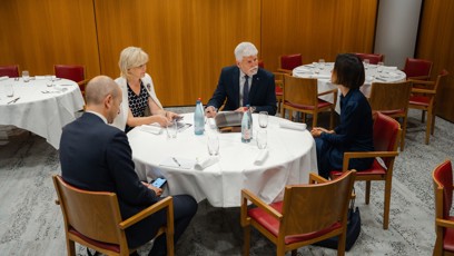 FOTO: Prezident Petr Pavel s manželkou Evou.