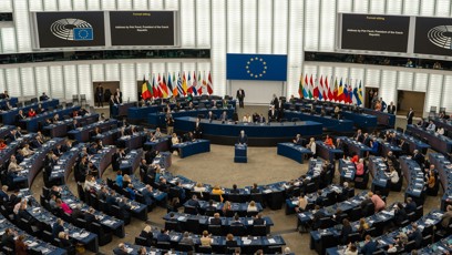 FOTO: Petr Pavel promluvil na půdě Evropského parlamentu.