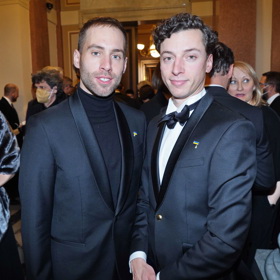 Petr Vančura s Janem Cinou, když ještě tvořili pár.