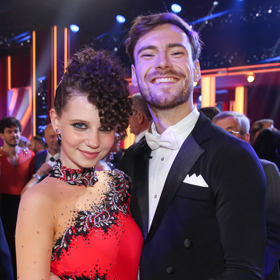 Darija Pavlovičová se svým tanečním partnerem Dominikem Vodičkou.