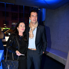 Gregorová po boku partnera Ondřeje Koptíka. 