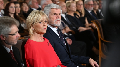 FOTO: Manželé Pavlovi na udílení státních vyznamenání.
