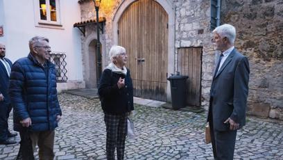 FOTO: Prezident Petr Pavel našel Micce nový domov.