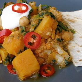 Jak na dýňové kari? Prostě do něj přidáme kostky dýně.