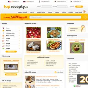 Toprecepty.cz o tři roky později...